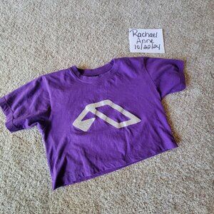 Anjunabeats Logo Women's Sparkly Crop Top (EUC)